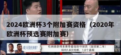 2024欧洲杯3个附加赛资格（2020年欧洲杯预选赛附加赛）