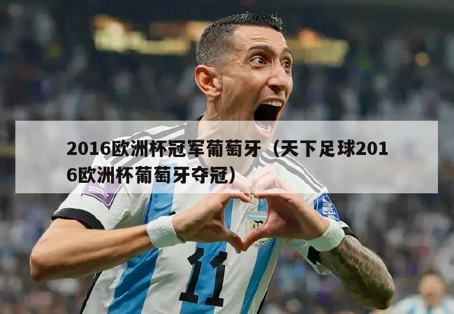 2016欧洲杯冠军葡萄牙（天下足球2016欧洲杯葡萄牙夺冠）