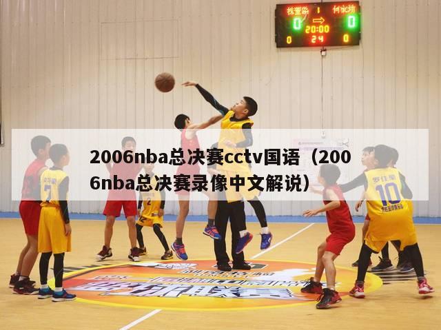 2006nba总决赛cctv国语（2006nba总决赛录像中文解说）